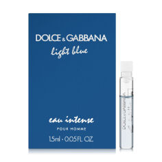 Акція на Dolce & Gabbana Light Blue Eau Intense Парфумована вода чоловіча, 1.5 мл (пробник) від Eva
