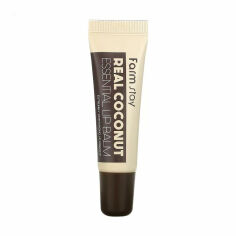 Акция на Бальзам для губ FarmStay Real Coconut Essential Lip Balm з кокосом, 10 мл от Eva