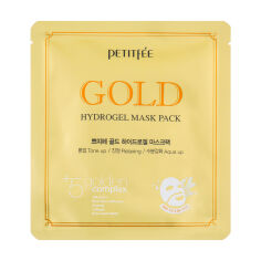 Акція на Гідрогелева маска для обличчя з золотим комплексом +5 Petitfee & Koelf Gold Hydrogel Mask Pack +5 golden complex, 32 г від Eva