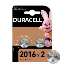 Акція на Літієві батарейки Duracell 3V 2016 монетного типу, 2 шт від Eva