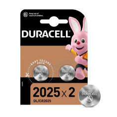 Акція на Літієві батарейки Duracell 3V 2025 монетного типу, 2 шт від Eva
