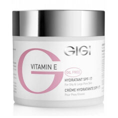 Акція на Зволожувальний крем для обличчя Gigi Vitamin E Hydratant SPF 17 для жирної шкіри, 50 мл від Eva