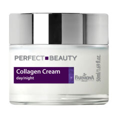 Акція на Крем для обличчя Farmona Perfect Beauty Collagen Cream з коллагеном, 50 мл від Eva