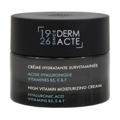 Акція на Зволожувальний крем для обличчя Academie Derm Acte High Vitamin Moisturizing Cream з вітамінами та гіалуроновою кислотою, 50 мл від Eva