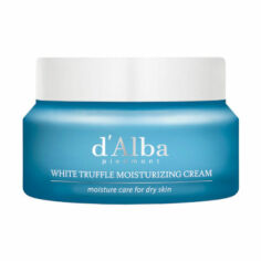 Акція на Зволожувальний крем для обличчя D'Alba Ampoule Balm White Truffle Eco Moisturizing Cream з екстрактом білого трюфеля, 50 г від Eva