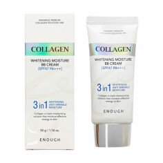 Акція на BB-крем для обличчя з морським колагеном Enough Collagen 3 in1 Whitening Moisture BB Cream SPF47 PA +++, 50 мл від Eva