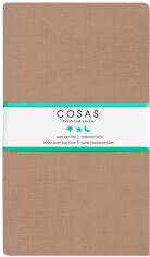 Акція на Простирадло на резинці Cosas Brown 180х200+20 (Brown_180х200x20) від Rozetka
