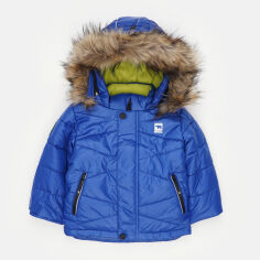 Акция на Дитяча зимова пухова куртка для хлопчика Evolution 23-зм-19 80 см Електрик от Rozetka