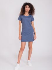 Акція на Сукня-футболка міні літня жіноча RADDER 122125-400 S Блакитна від Rozetka
