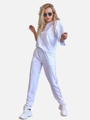 Акція на Спортивний костюм жіночий ISSA PLUS 11970 XL Білий від Rozetka