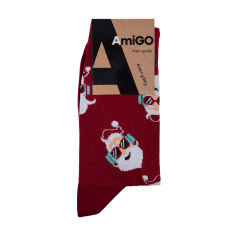 Акція на Шкарпетки чоловічі AmiGO із Дідом Морозом, розмір 29 від Eva