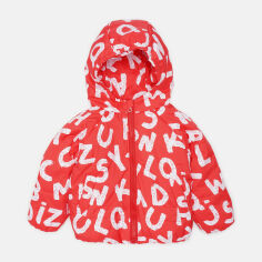 Акція на Дитяча демісезонна куртка для дівчинки Одягайко 22804 92 см Червона від Rozetka