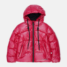 Акція на Підліткова зимова куртка для дівчинки Evolution 12-ВД-22 158 см Малинова від Rozetka