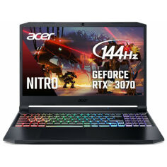 Акція на Ноутбук ігровий Acer Nitro 5 AN515-57 (NH.QFGEU.008) Shale Black від Comfy UA