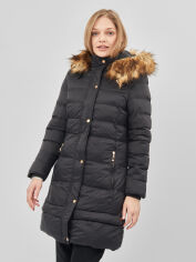 Акция на Куртка зимова жіноча Dynamo CHA-М5095 XL (48) Чорна от Rozetka