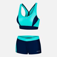 Акція на Роздільний купальник жіночий Aqua Speed Fiona 348-42 42 (XL) Темно-синій/Бірюзовий від Rozetka