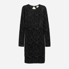 Акція на Сукня вечірня міді осіння жіноча H&M 6890738abr 36 Чорна від Rozetka