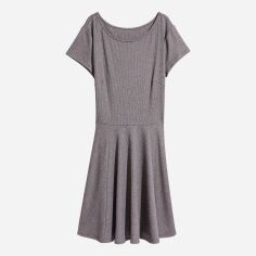 Акція на Сукня-футболка коротка літня жіноча H&M 5476106bar XS Сіра від Rozetka