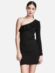 Акція на Сукня вечірня коротка осіння жіноча H&M 4645284abr 38 Чорна від Rozetka