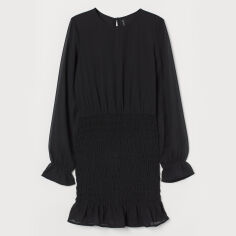 Акція на Сукня коротка осіння жіноча H&M 9189052abr 40 Чорна від Rozetka