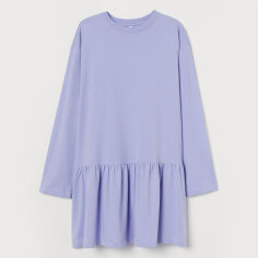 Акція на Сукня коротка осіння жіноча H&M 8900213abr L Лавандова від Rozetka