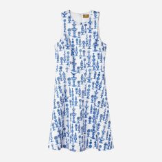 Акція на Сукня міні літня жіноча H&M 1811-622026 40 Біла з синім від Rozetka