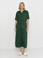 Акція на Сукня-сорочка міді жіноча H&M 6520683abr S Зелена від Rozetka