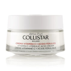 Акция на Крем для обличчя Collistar Attivi Puri Vitamin C + Ferulic Acid Cream  з вітаміном С й феруловою кислотою, 50 мл от Eva