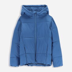 Акция на Підліткова демісезонна довга куртка для хлопчика Coccodrillo Outerwear Boy Junior ZC2152701OBJ 140 см Блакитна от Rozetka