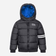 Акция на Дитяча демісезонна куртка для хлопчика Minoti Nordic 7 37011JNR 110-116 см Темно-сіра от Rozetka