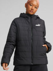 Акция на Куртка демісезонна коротка з капюшоном жіноча Puma Ess Padded Jacket 84894001 XS Black от Rozetka