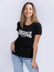 Акция на Футболка жіноча Lonsdale 117020-1000 S Чорна от Rozetka