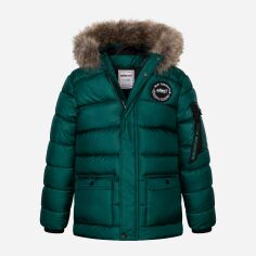 Акция на Дитяча зимова куртка для хлопчика Minoti Genius 7 37090JNR 98-104 см Зелена от Rozetka