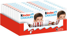 Акція на Упаковка молочного шоколаду Kinder Chocolate з молочною начинкою 50 г х 20 шт від Rozetka