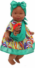 Акція на Кукла NinesdOnil Maria с малышом в зеленой одежде (6323) від Stylus
