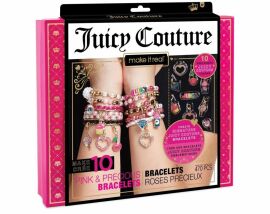 Акція на Набор для создания шарм-браслетов Make it Real Juicy Couture Розовый звездопад кулон від Stylus