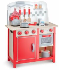 Акція на Детская кухня New Classic Toys серия Bon Appetit DeLuxe красная (11060) від Stylus
