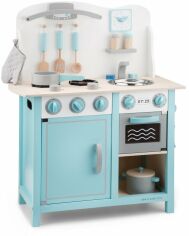 Акція на Детская кухня New Classic Toys серия Bon Appetit DeLuxe голубая (11063) від Stylus