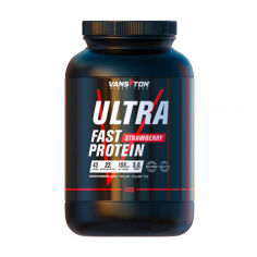 Акція на Харчова добавка протеїн Vansiton Ultra Fast Protein Полуниця, 1.3 кг від Eva