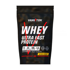 Акція на дієтична добавка протеїн Vansiton Ultra Fast Protein Банан, 450 г від Eva