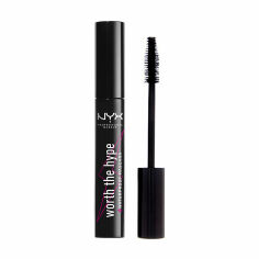 Акция на Водостійка туш для вій NYX Professional Makeup Worth the Hype Waterproof Mascara 01 Black, 7 мл от Eva