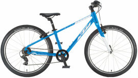 Акция на Велосипед Ktm Wild Cross 24" рама 35, синий (белый), 2022 от Stylus