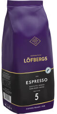 Акція на Кава в зернах Lofbergs Espresso 1 кг від Rozetka