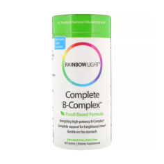 Акция на B-Комплекс Rainbow Light Complete B-Complex, 90 таблеток от Eva
