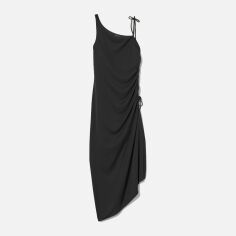 Акция на Сукня довга літня жіноча H&M 0815028001 XS Чорна от Rozetka