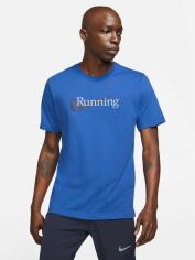 Акція на Футболка Nike U Nk Df Tee Hbr CW0945-481 M Синя від Rozetka