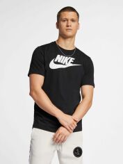 Акція на Футболка Nike M Nsw Tee Icon Futura AR5004-010 XS від Rozetka
