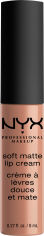 Акція на Рідка помада для губ NYX Professional Makeup Soft Matte Lip Cream 04 London від Rozetka