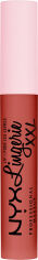 Акція на Рідка помада з аплікатором NYX Professional Makeup Lip Lingerie XXL 06 Peach Flirt 4 мл від Rozetka
