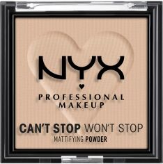 Акция на Матувальна пудра для обличчя NYX Professional Makeup Can`t Stop Won`t Stop 4 Medium 6 г от Rozetka